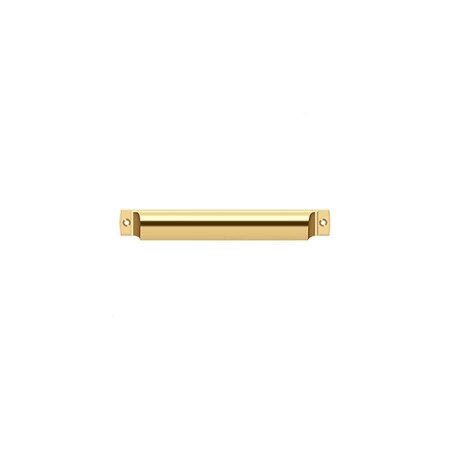 Deltana Rectangular Shell Pull Lifetime Brass 7" SHP70CR003